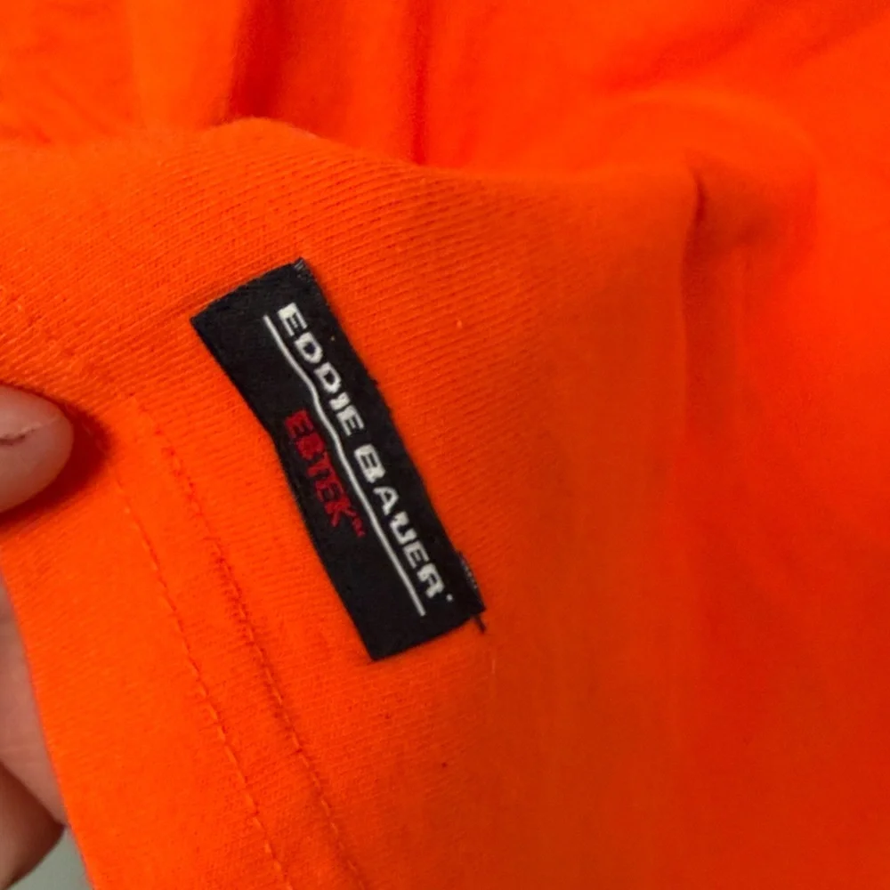 EBTEK by Eddie Bauer Orange‎ Athletic Workout Sleeveless Tank Top Size Large 90s